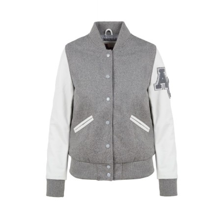 Teddy Varsity Grey-White Femme | American College USA