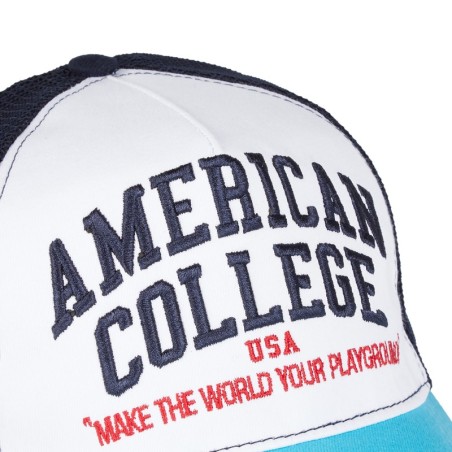 Casquette Trucker Blue Junior | American College USA