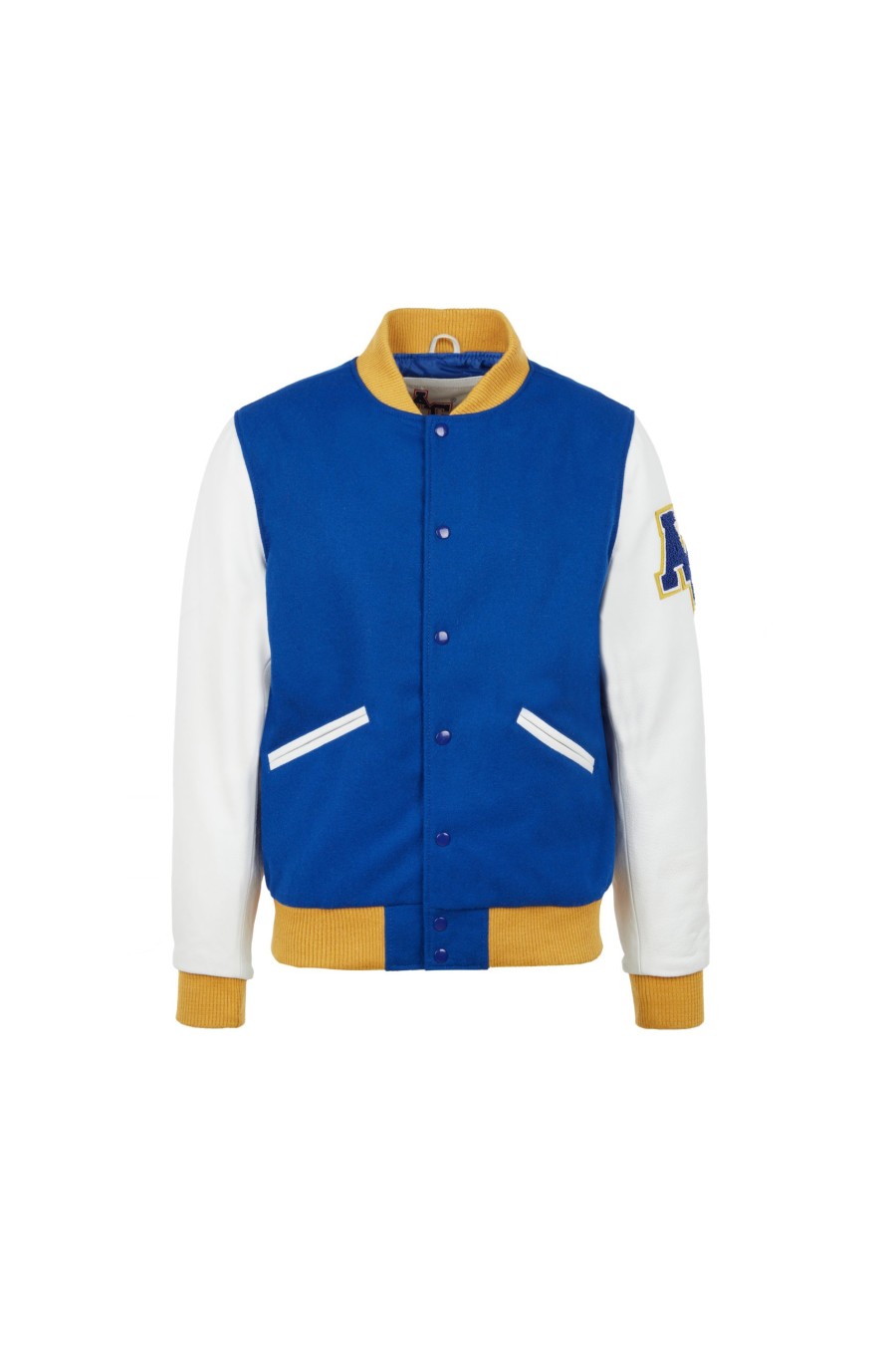 Teddy Varsity Blue-White-Yellow regular Femme | American College USA