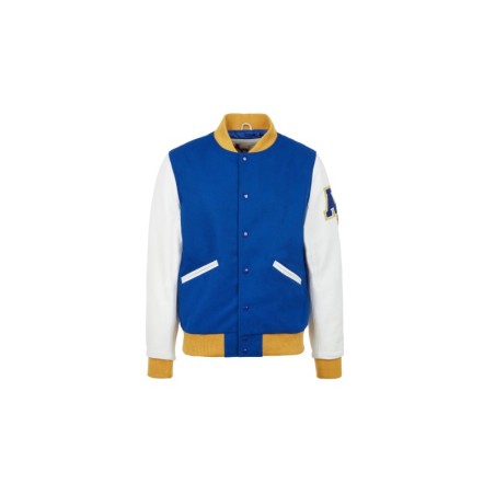 Teddy Varsity Blue-White-Yellow regular Femme | American College USA