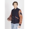 Teddy Varsity Marine-Camel Homme | American College USA