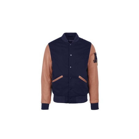 Teddy Varsity Marine-Camel Homme | American College USA