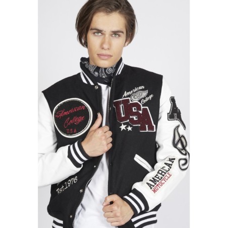 Teddy Varsity Black/White | American College USA