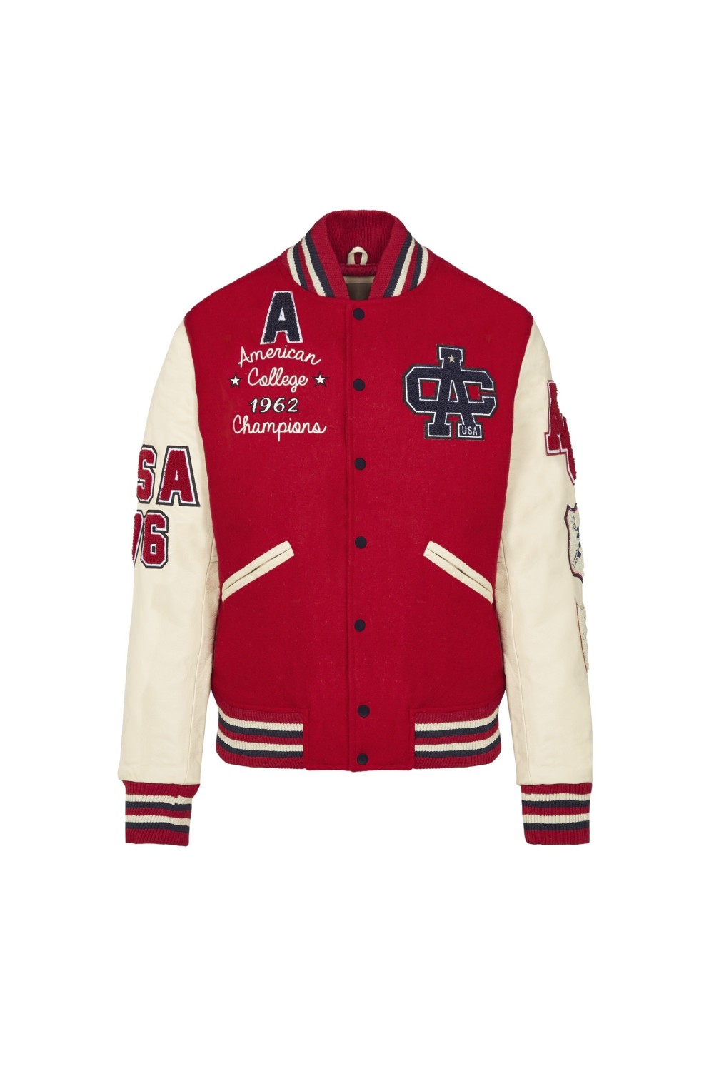 Teddy Varsity Red/White | American College USA