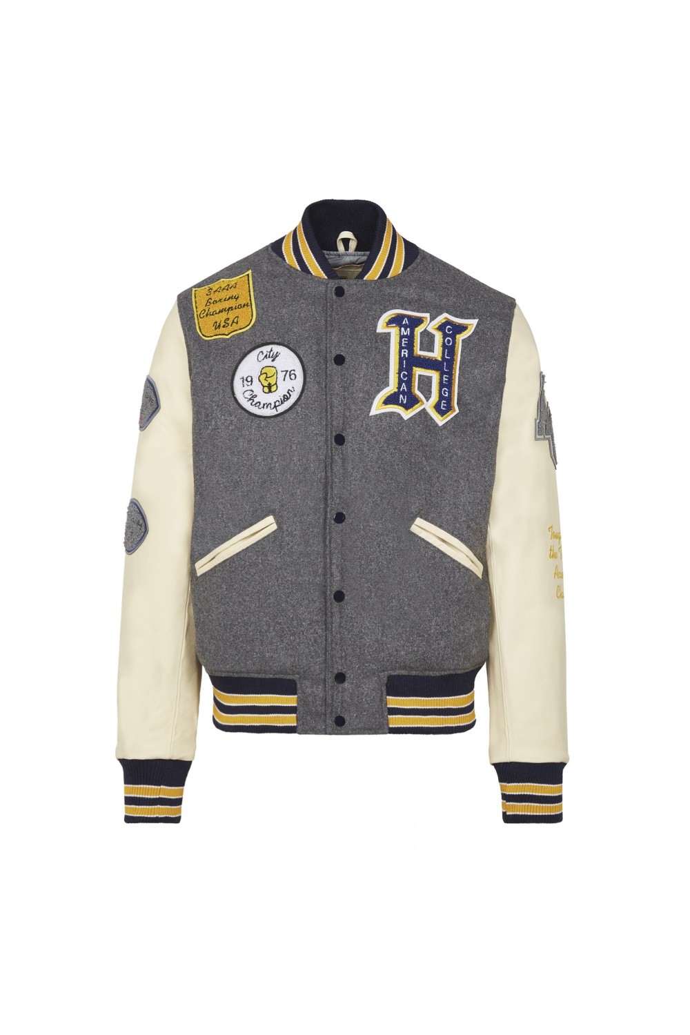 Teddy Varsity Grey/White | American College USA