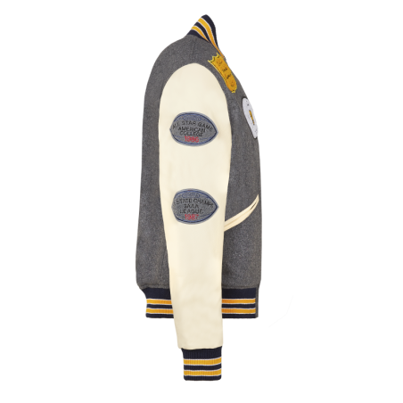 Teddy Varsity Grey/White | American College USA