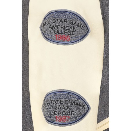 Teddy Varsity Grey/White | American College USA
