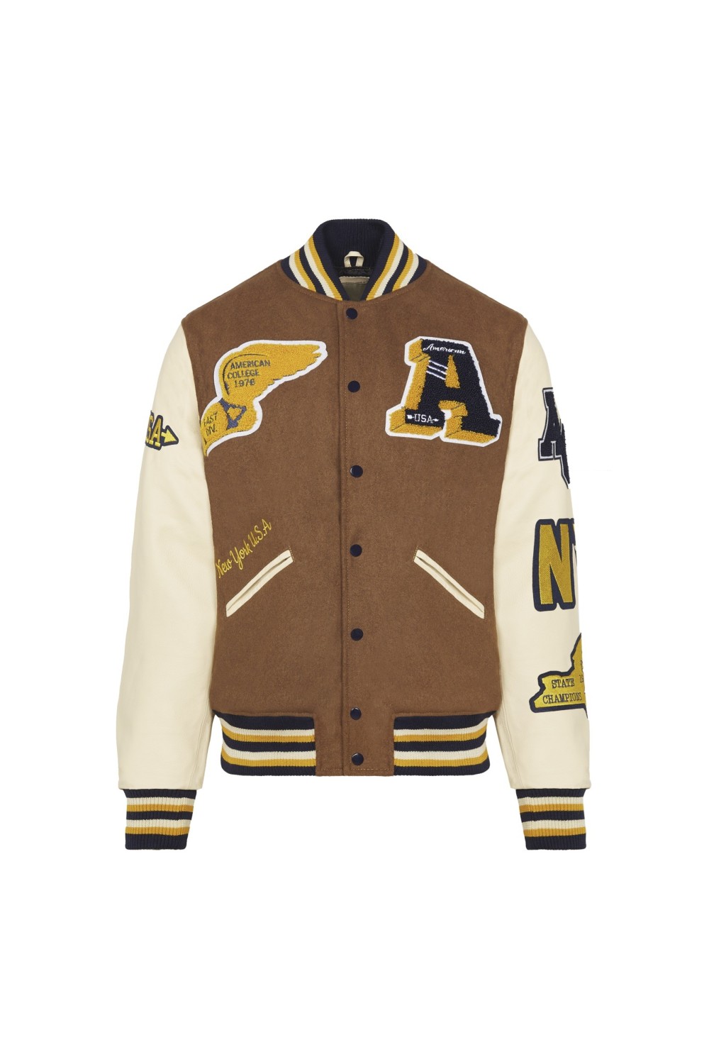 Teddy Varsity Marron/White | American College USA