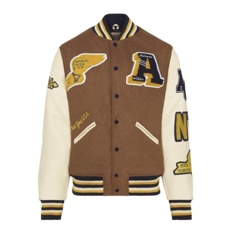 Teddy Varsity Marron/White | American College USA