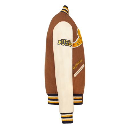 Teddy Varsity Marron/White | American College USA
