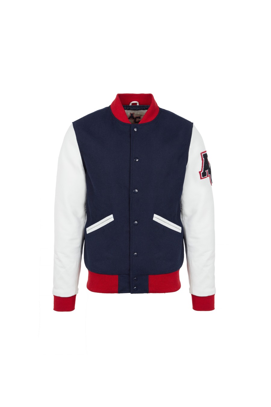Teddy Varsity Marine-Red-White Homme | American College USA