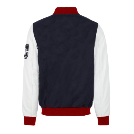 Teddy Varsity Marine-Red-White Homme | American College USA