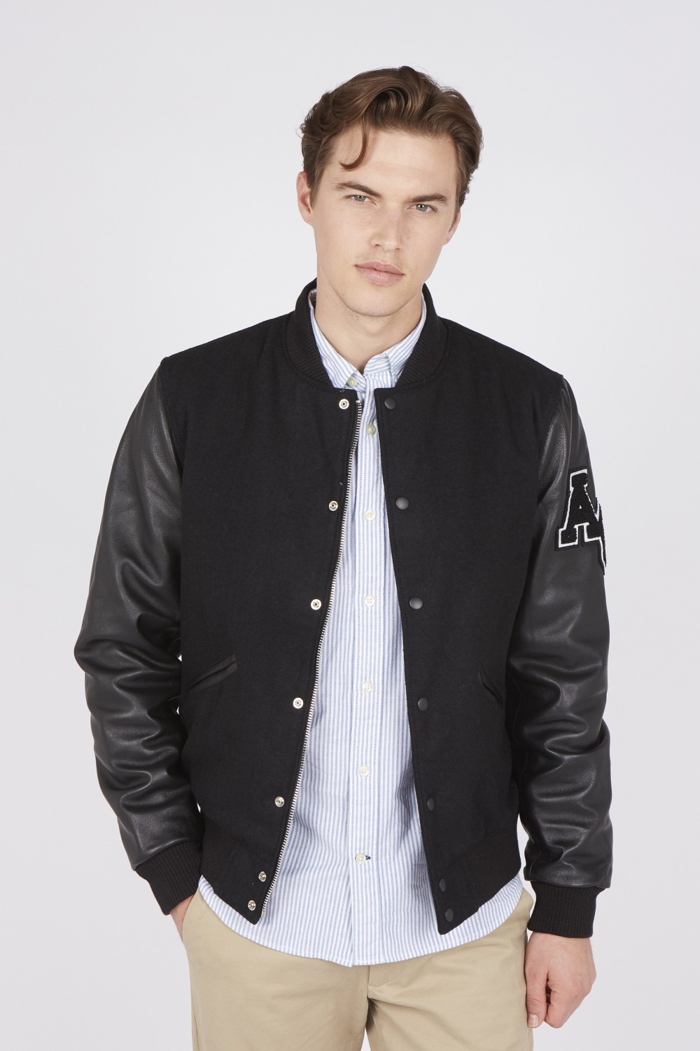 Teddy Varsity Black-Black Homme | American College USA