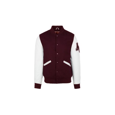 Teddy Varsity Burgundy-White Homme | American College USA