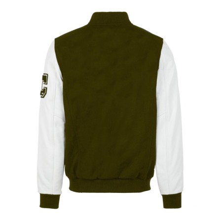 Teddy Varsity Kaki-White Homme | American College USA