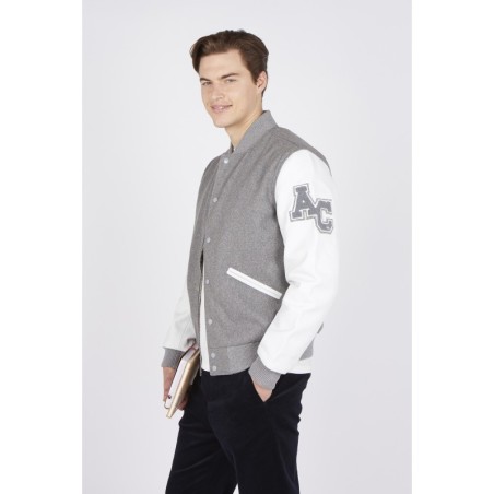 Teddy Varsity Grey-White Homme | American College USA