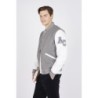Teddy Varsity Grey-White Homme | American College USA