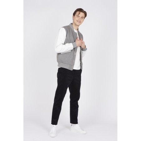 Teddy Varsity Grey-White Homme | American College USA