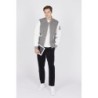 Teddy Varsity Grey-White Homme | American College USA