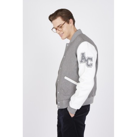 Teddy Varsity Grey-White Homme | American College USA