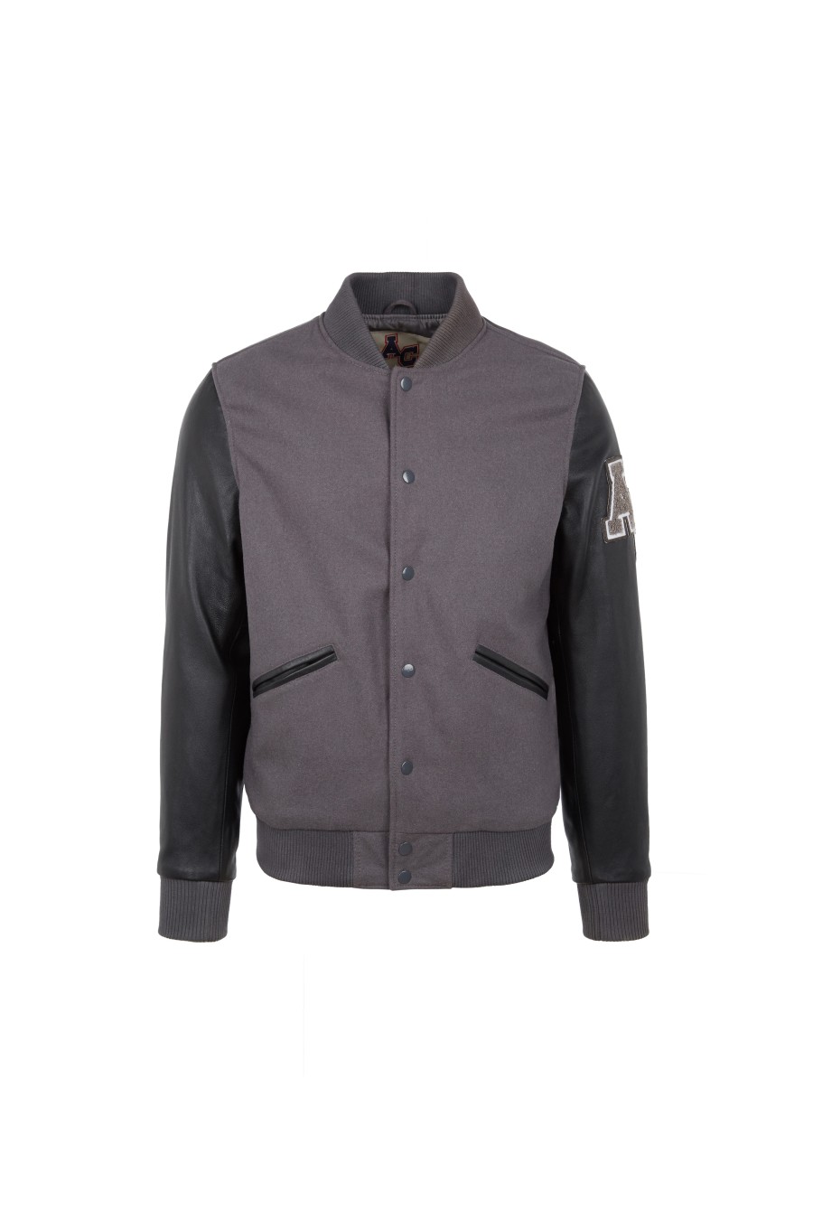 Teddy Varsity Grey-Black Homme | American College USA