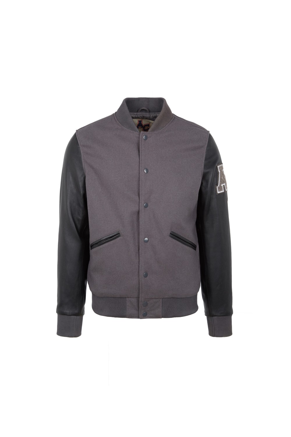 Teddy Varsity Grey-Black Homme | American College USA