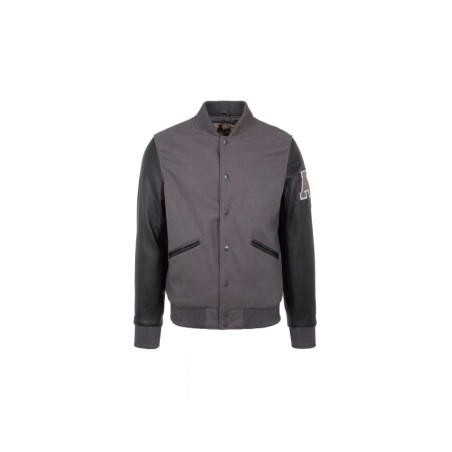 Teddy Varsity Grey-Black Homme | American College USA