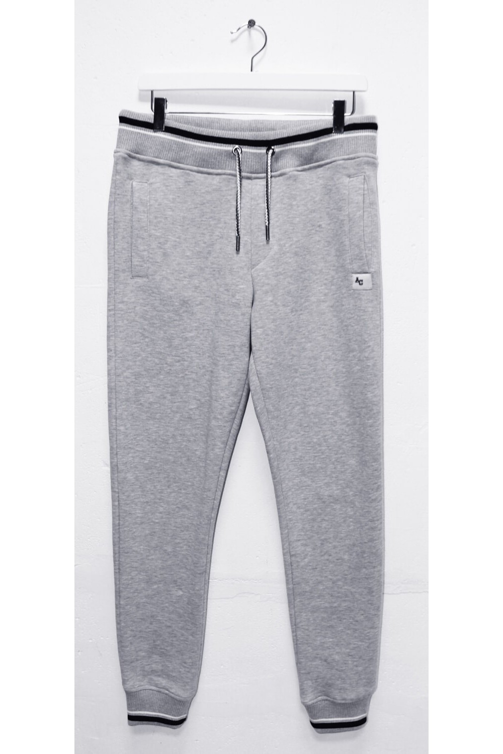 The Fleece Pants - Bombers logo Femme mélange gris | American College USA