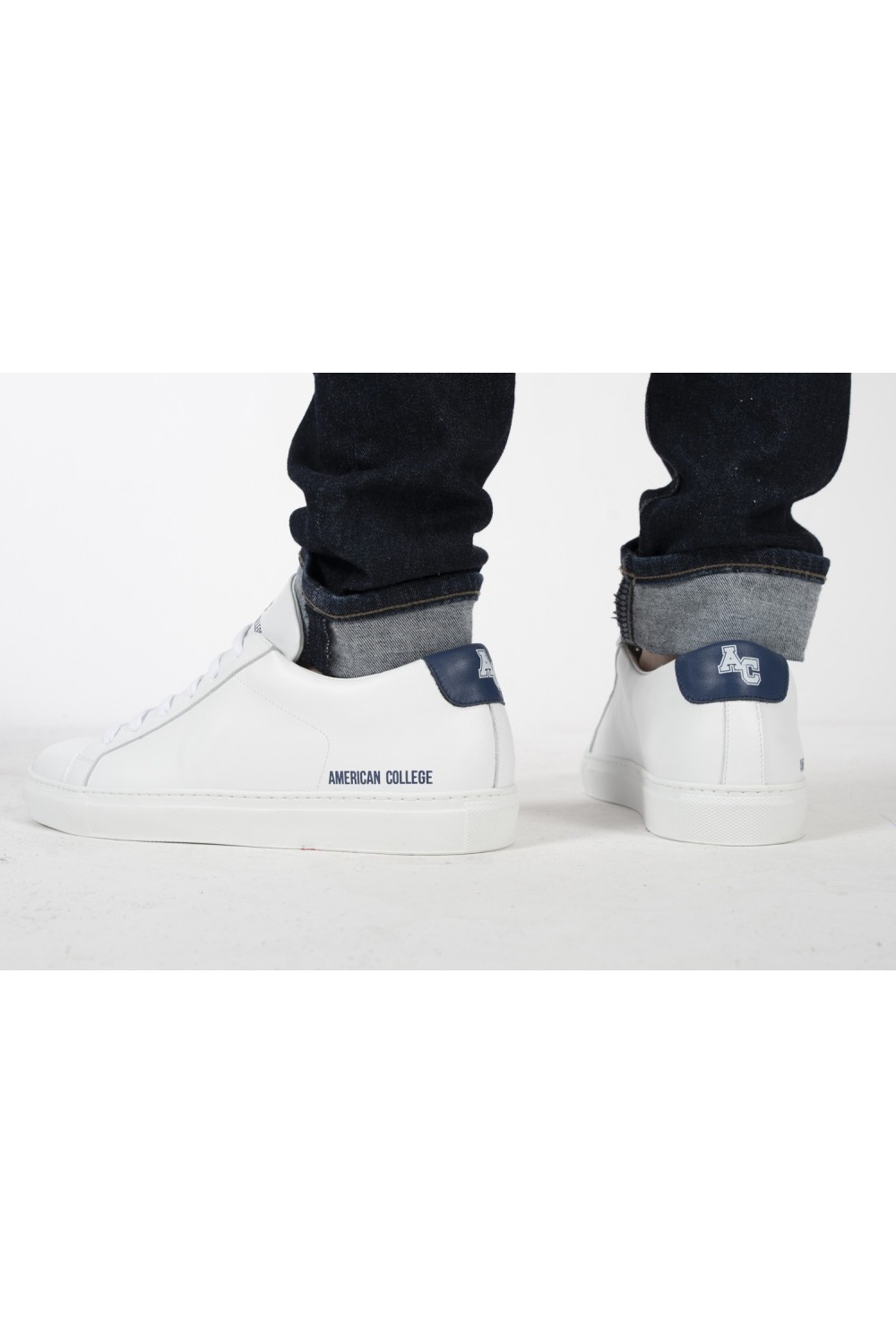 Sneakers Full Leather White | American College USA
