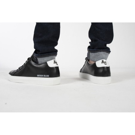 Sneakers Full Leather Black&White | American College USA