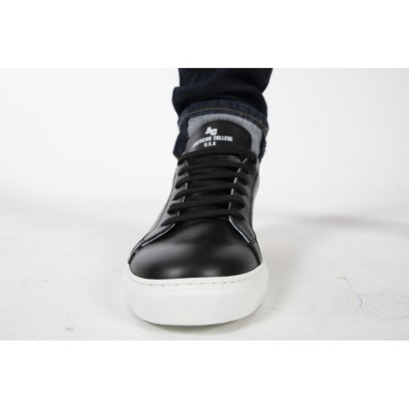Sneakers Full Leather Black&White | American College USA