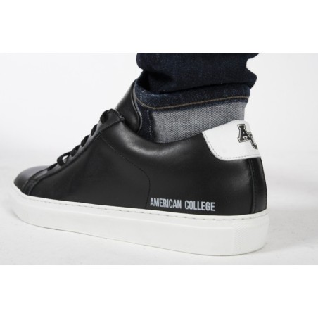 Sneakers Full Leather Black&White | American College USA