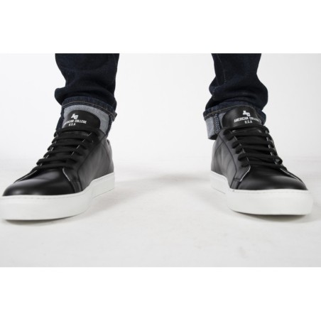 Sneakers Full Leather Black&White | American College USA