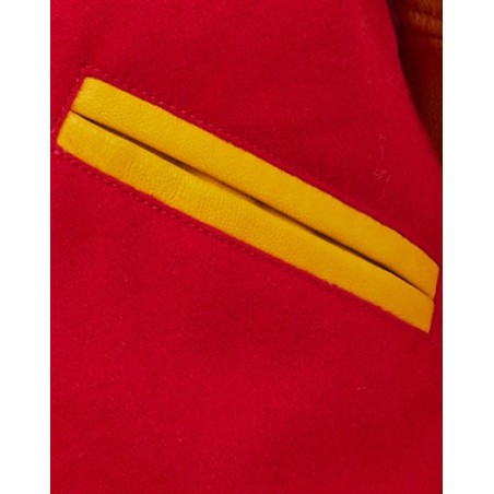 Teddy Varsity Red-Yellow Homme | American College USA
