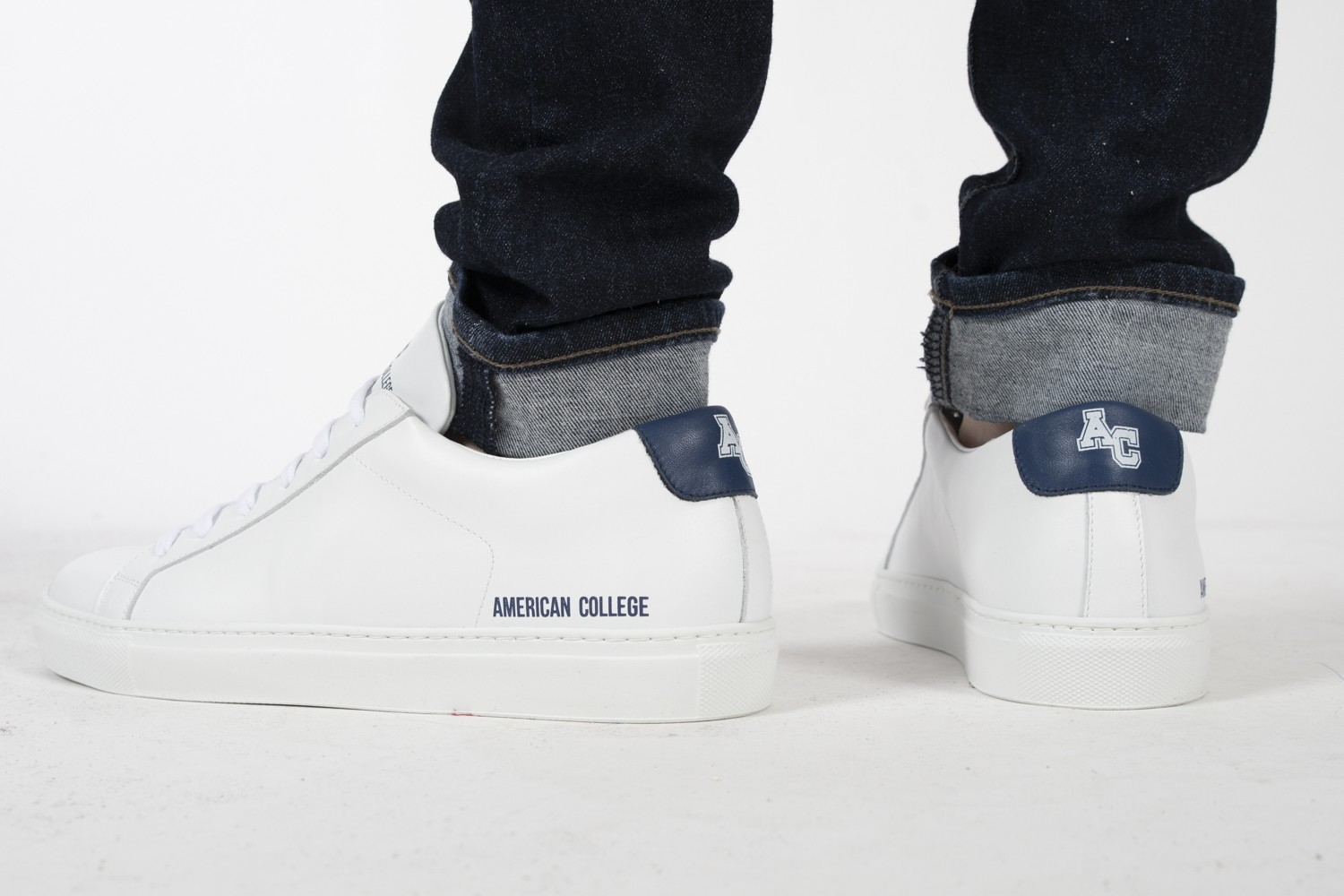 Baskets cuir American College